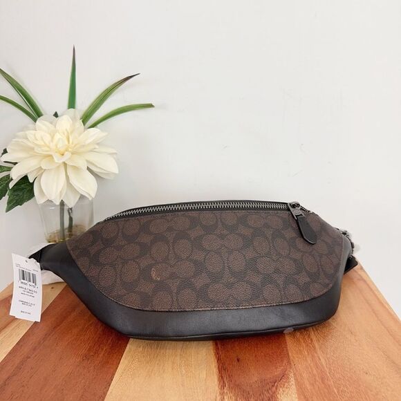 NWT Coach Warren Belt Bag‎ In Signature Canvas - Picture 2 of 6